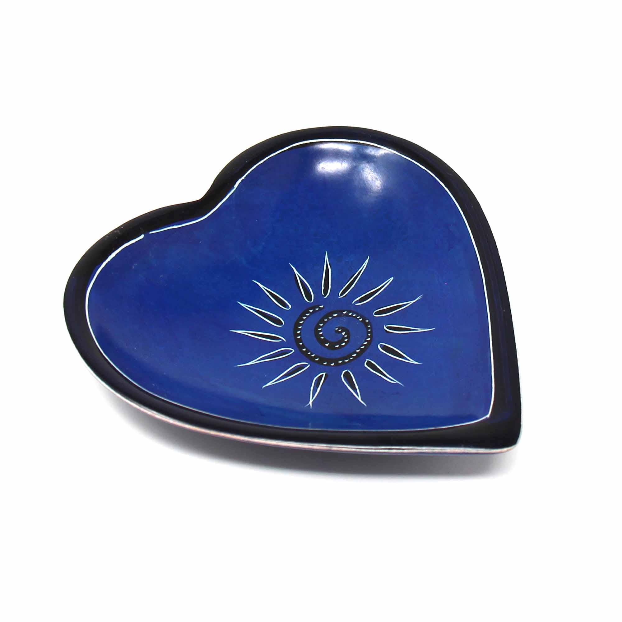 Soapstone Heart Bowls 5"