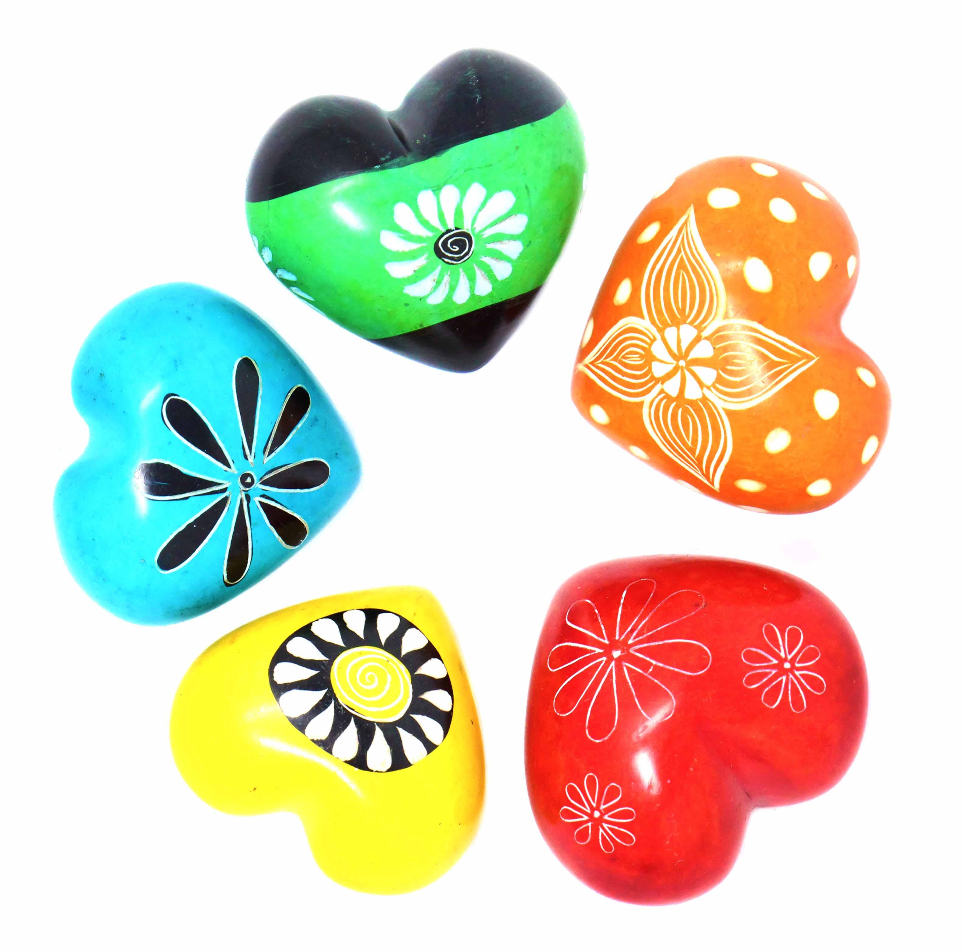 Soapstone Hearts - Designs 1.5"