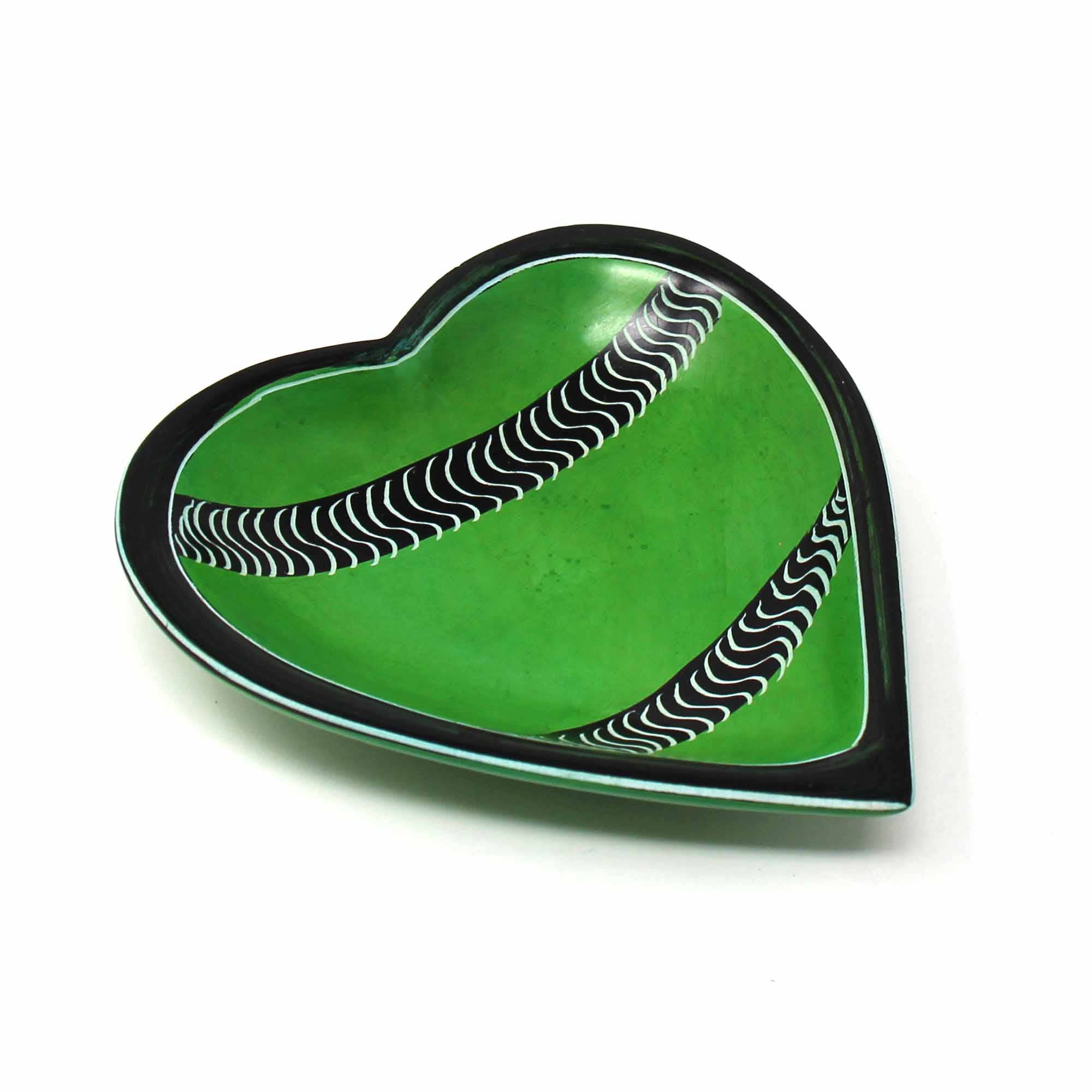 Soapstone Heart Bowls 5"