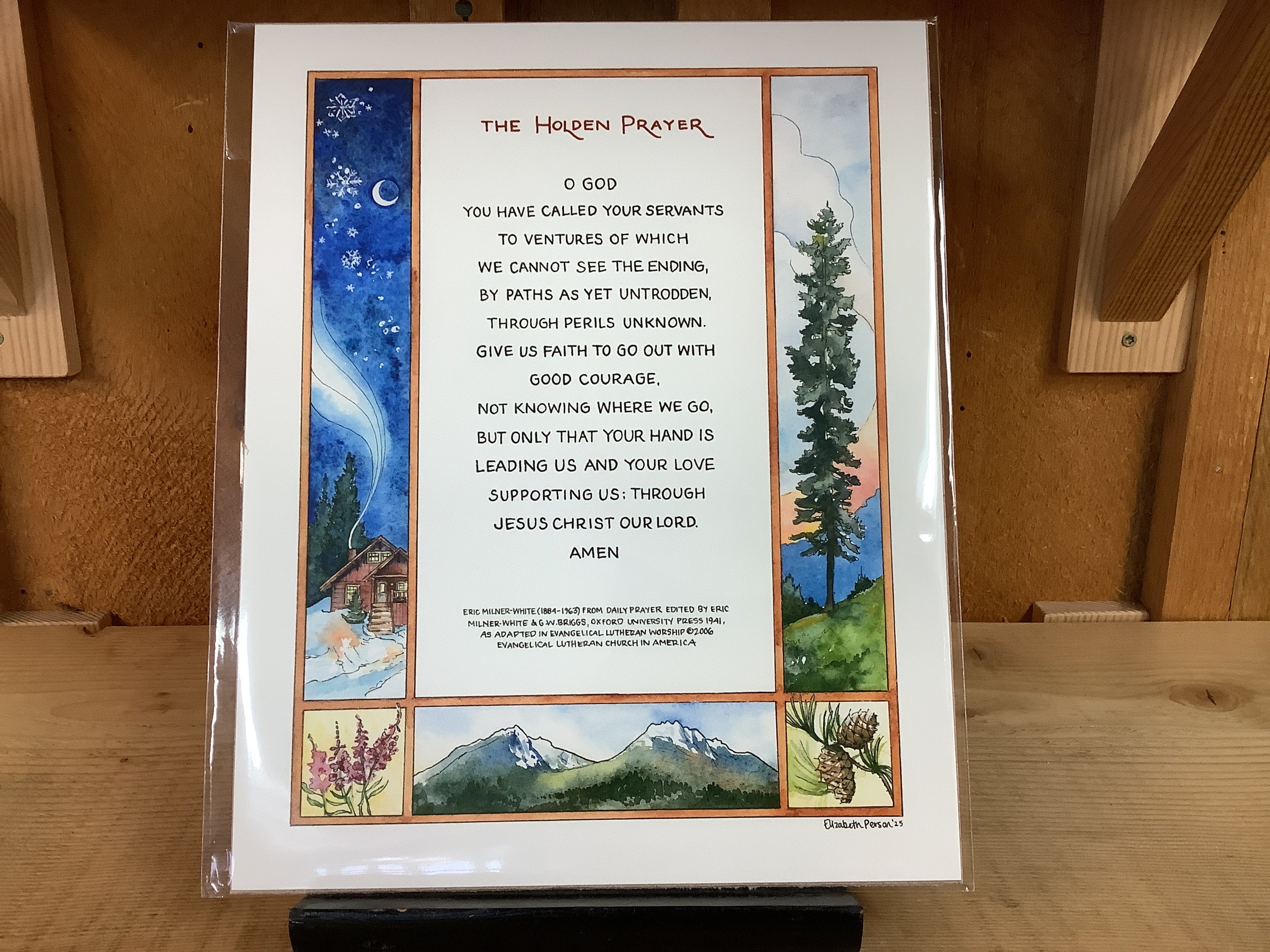 The Holden Prayer - 8x10 Print