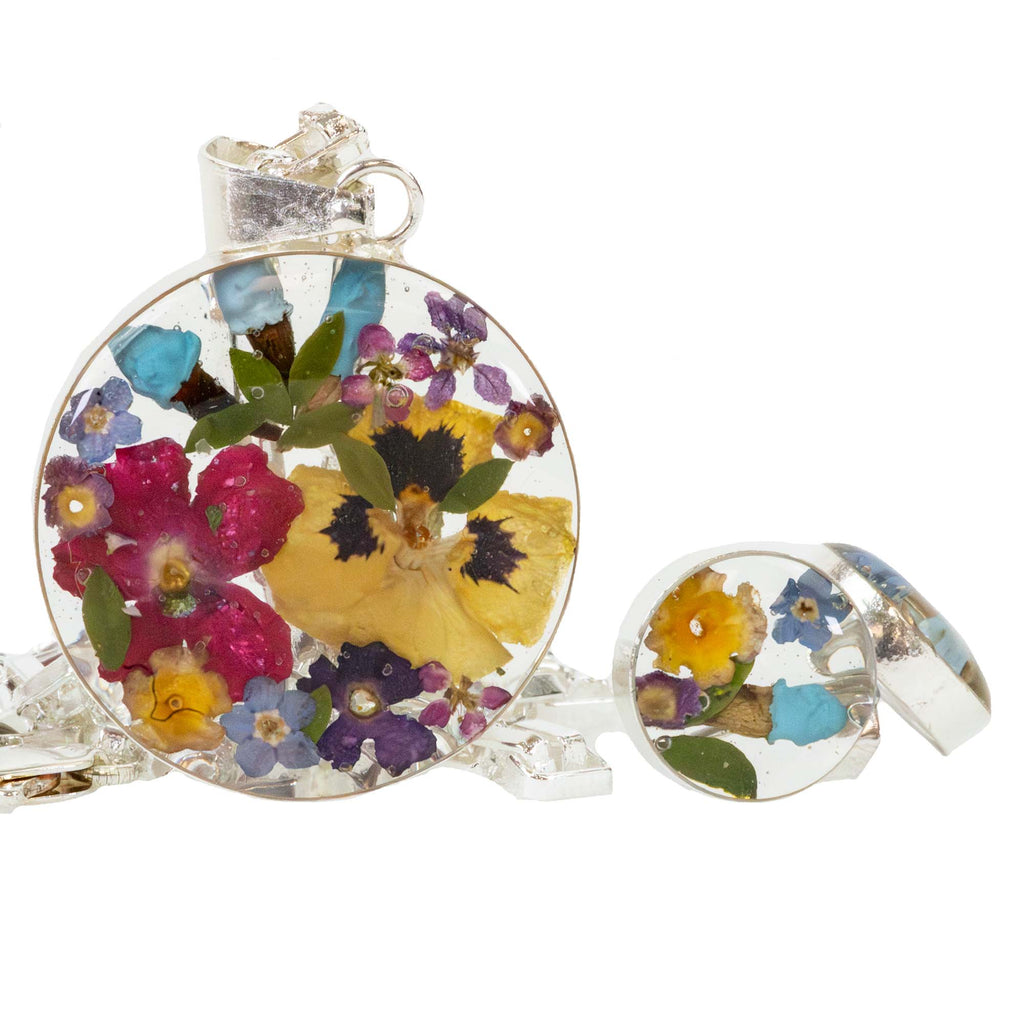Flower Bouquet-Earrings. Stud