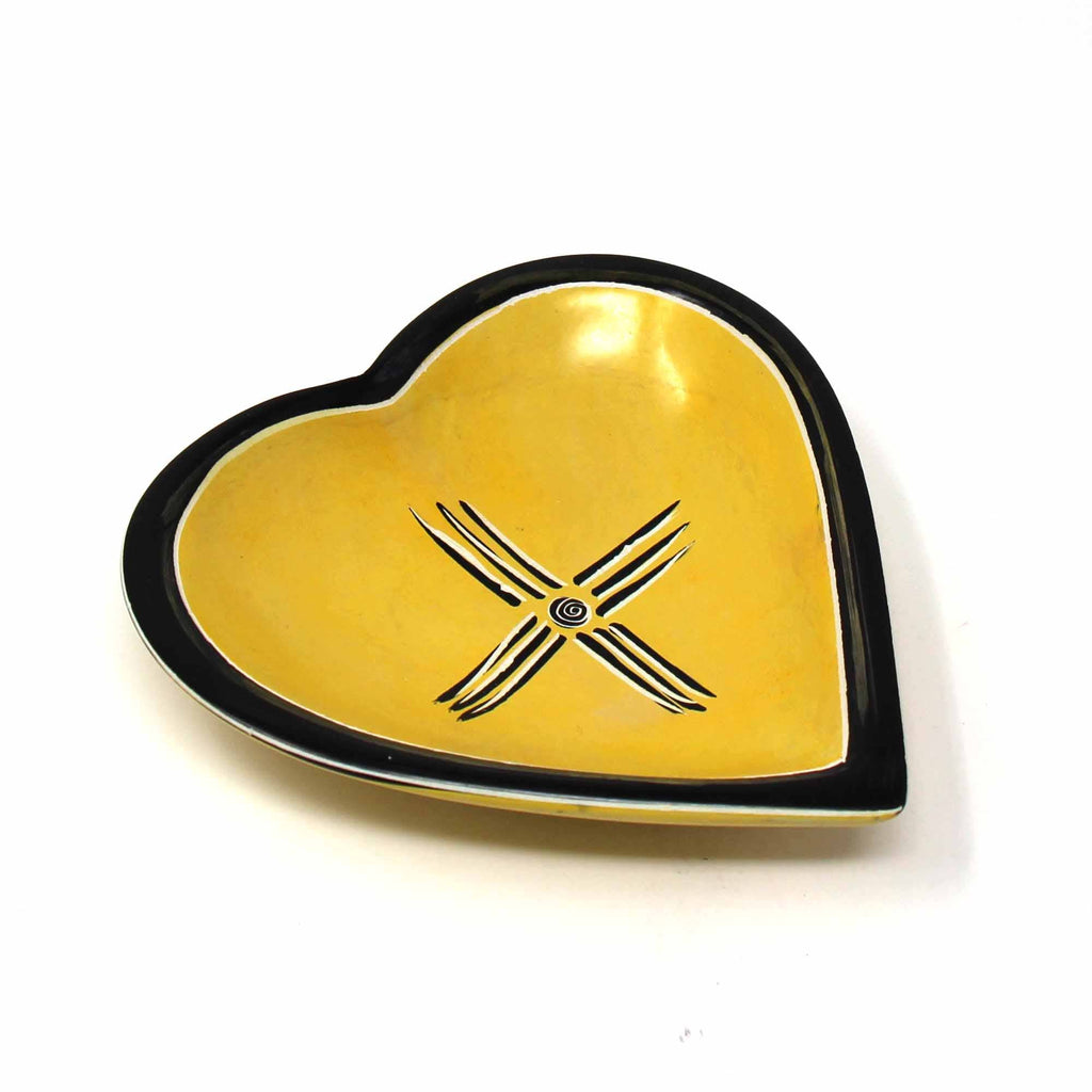 Soapstone Heart Bowls 5"