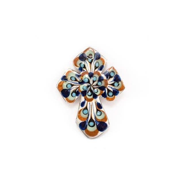 San Antonio Small Ceramic Cross