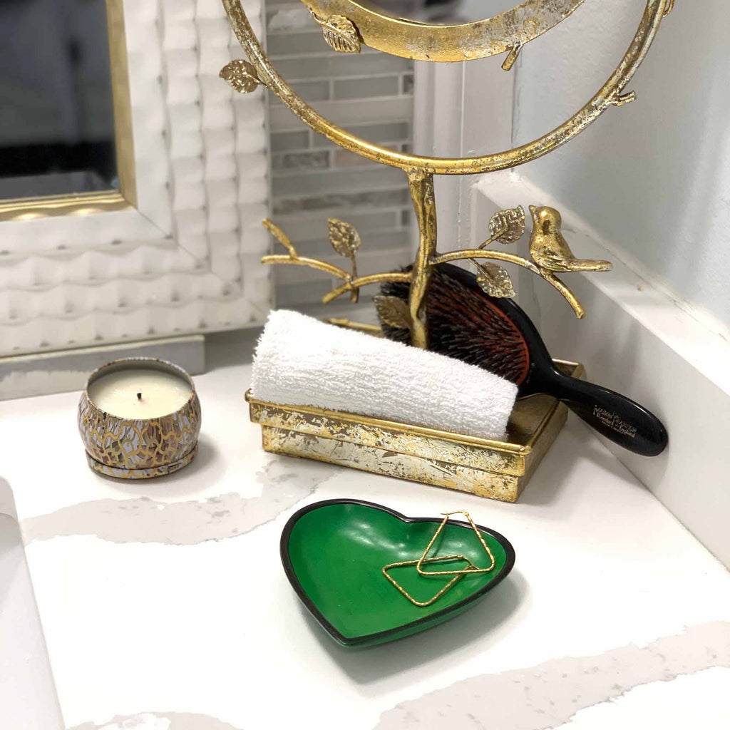 Soapstone Heart Bowls 5"