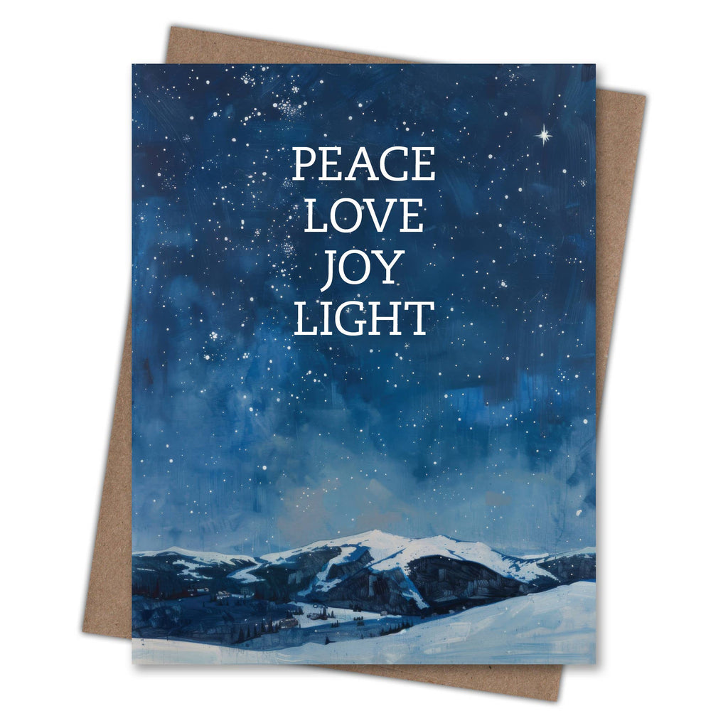 Mountain Love Holiday Season's Greetings Card