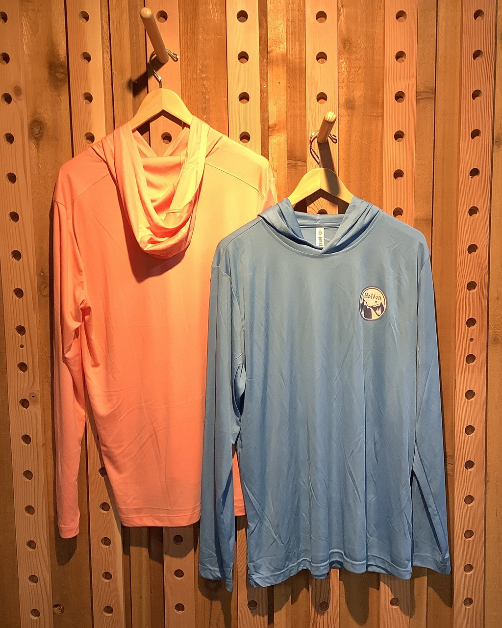 HV Round Blue Logo - L/S T Hoodie Sport-Tek UV