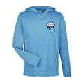 HV Round Blue Logo - L/S T Hoodie Sport-Tek UV