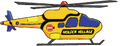 Sticker-Helicopter Bus