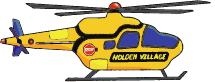 Sticker-Helicopter Bus