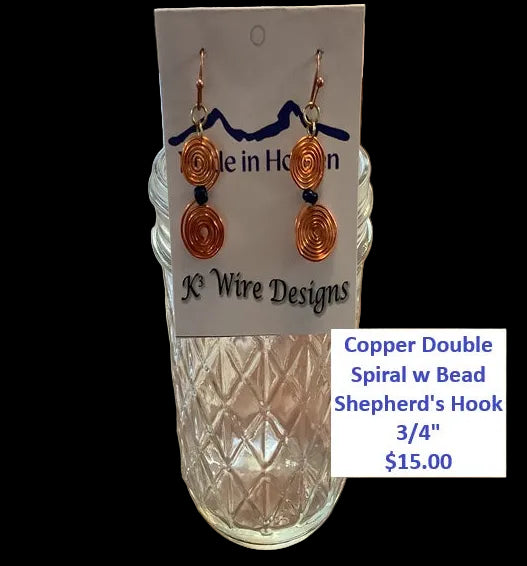 Wire earrings