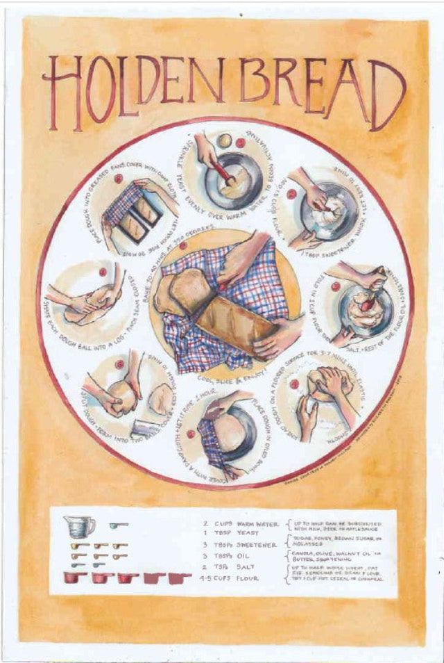 Magnet-Holden Bread