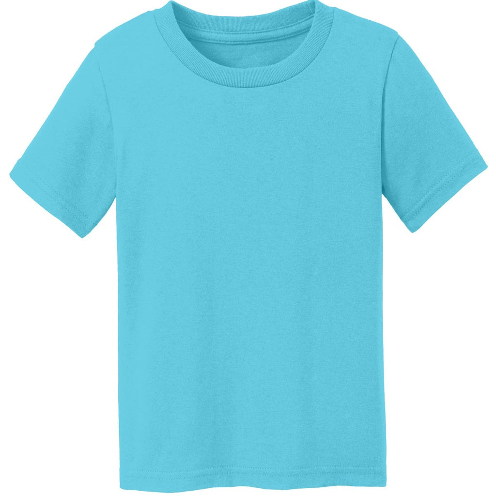 Light blue t-shirt on a white background