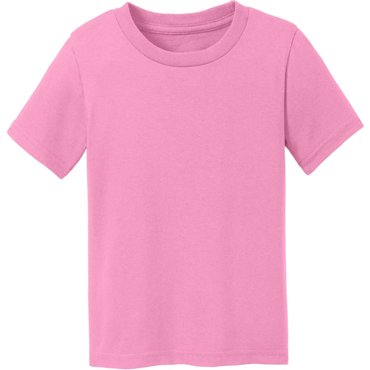 Pink t-shirt on a white background