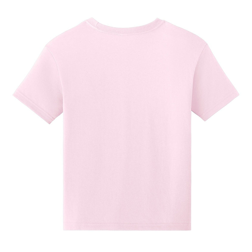 Pink t-shirt on a white background