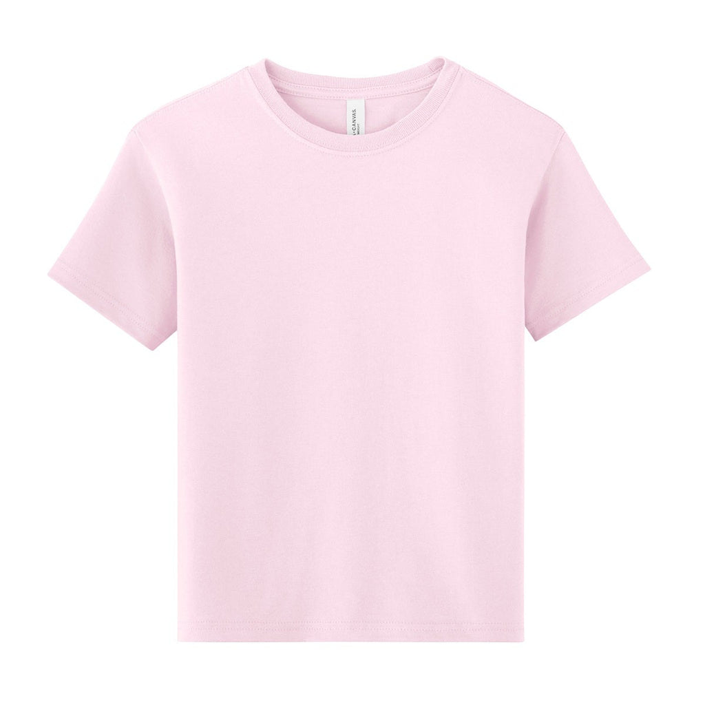 Plain pink t-shirt on a white background