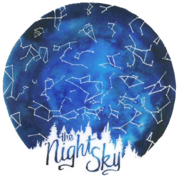 Elizabeth Person Sticker-Night Sky