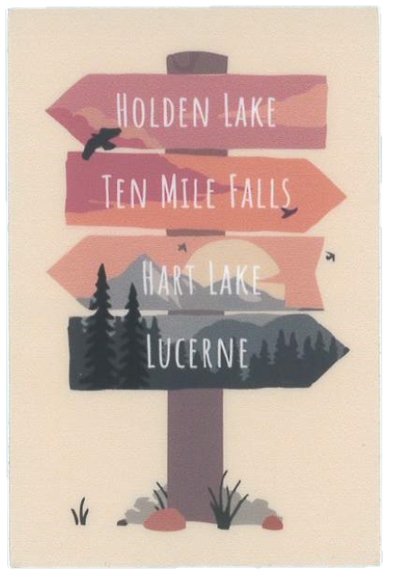 Signpost Stickers Sticker-Signpost – Holden Village