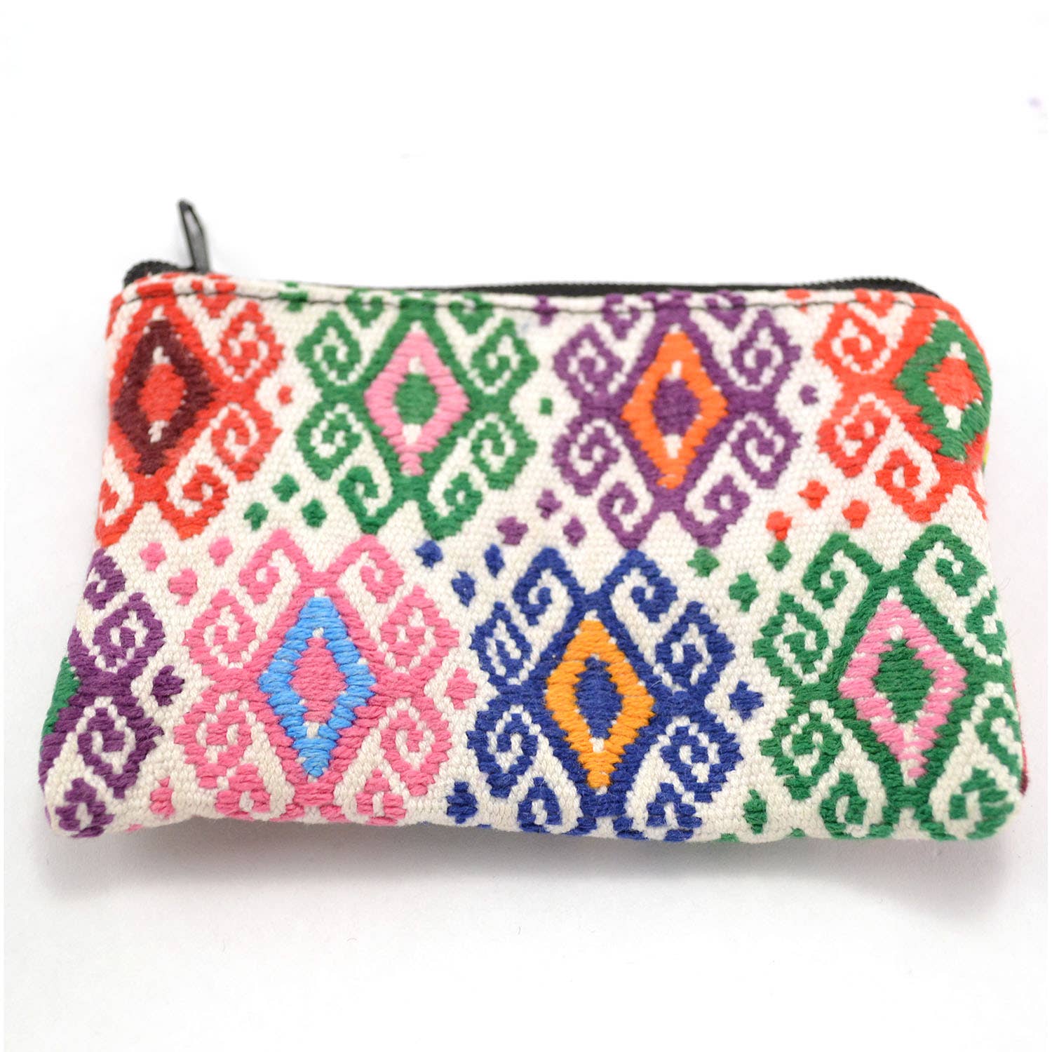 Upcycled Zipper Coin Bag - Small