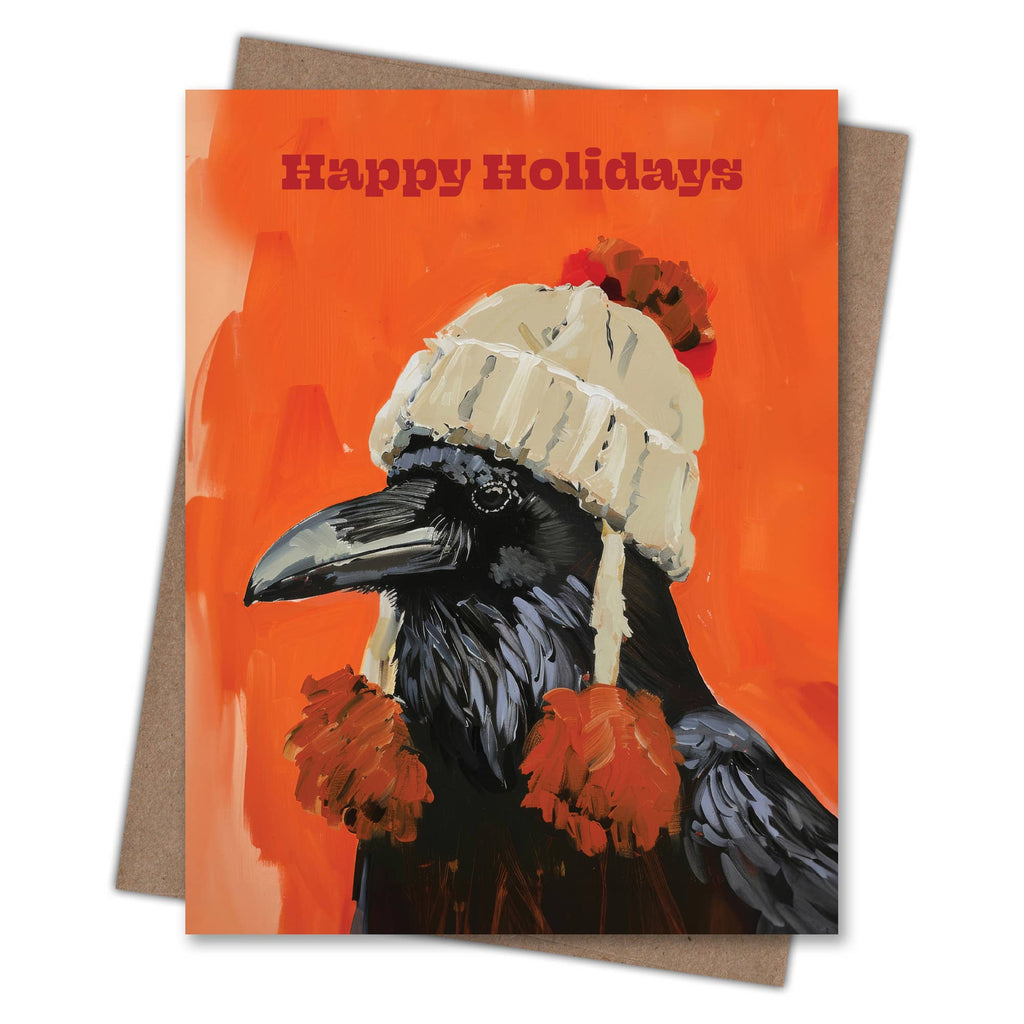 Raven Happy Holidays Season's Greetings Card